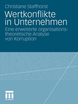 cover image of Wertkonflikte in Unternehmen